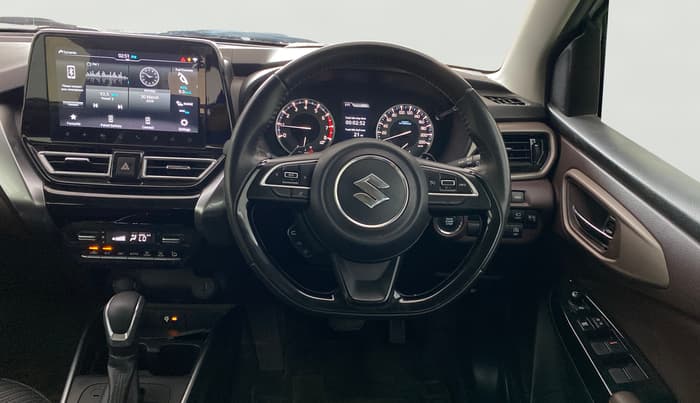 2023 Maruti FRONX ALPHA 1.0L TURBO 6 AT, Petrol, Automatic, 31,336 km, Steering Wheel Close Up