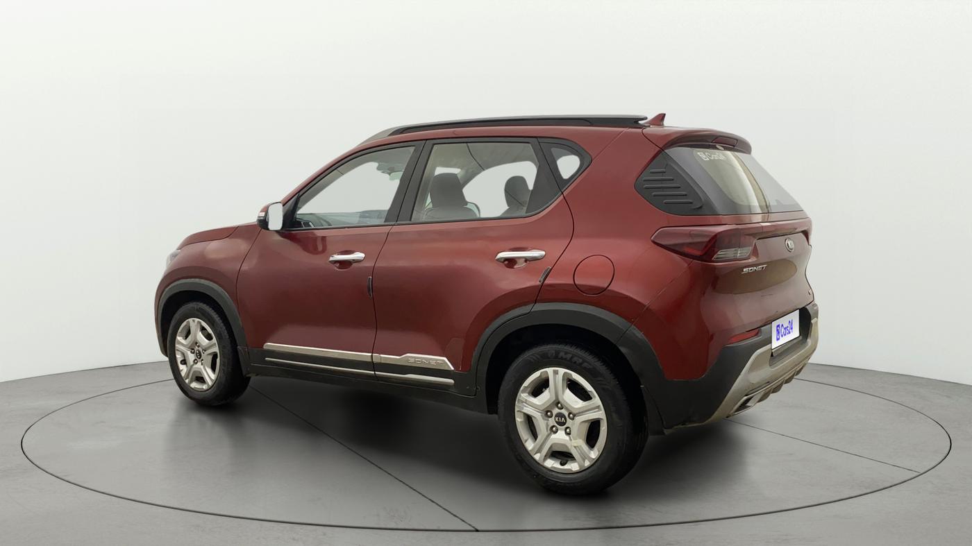 2020 KIA SONET HTX 1.0 IMT, Petrol, Manual, 93,172 km, Left Back Diagonal