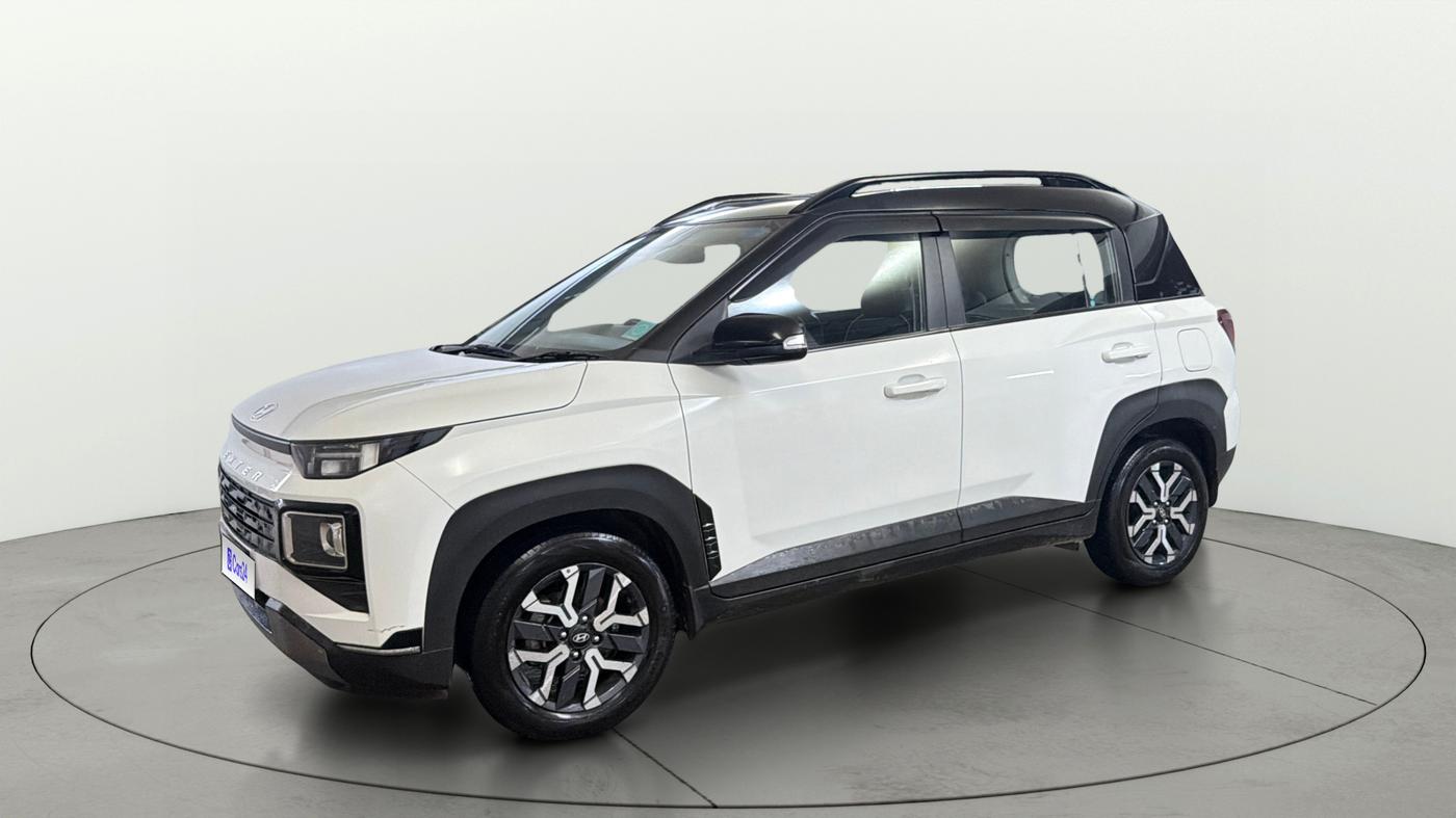 2024 Hyundai EXTER SX 1.2 AMT DUAL TONE, Petrol, Automatic, 15,553 km, Left Front Diagonal