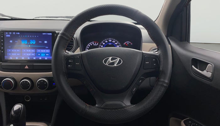 2015 Hyundai Grand i10 ASTA AT 1.2 KAPPA VTVT, Petrol, Automatic, 36,340 km, Steering Wheel Close Up