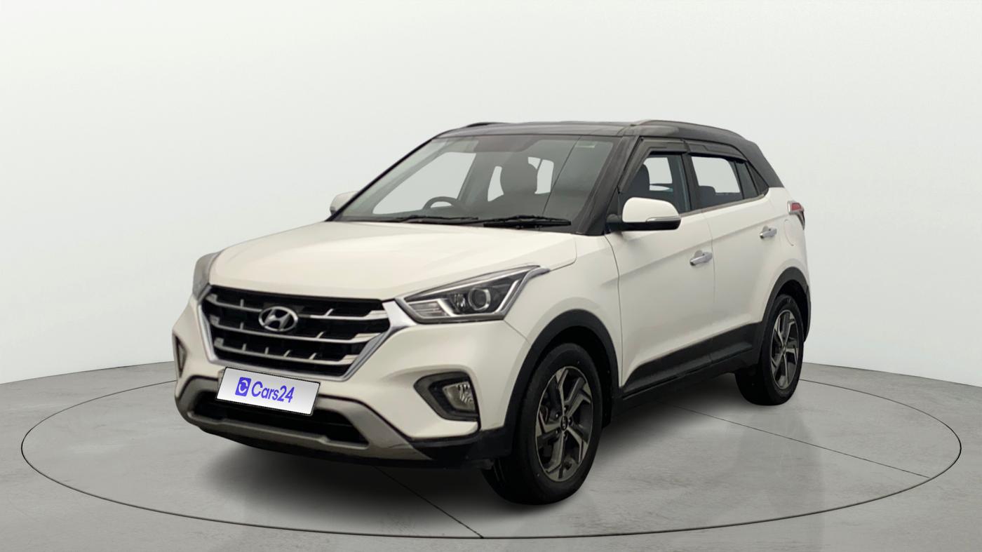 2019 Hyundai Creta SX 1.6 DIESEL DUAL TONE, Diesel, Manual, 74,949 km, Left Front Diagonal