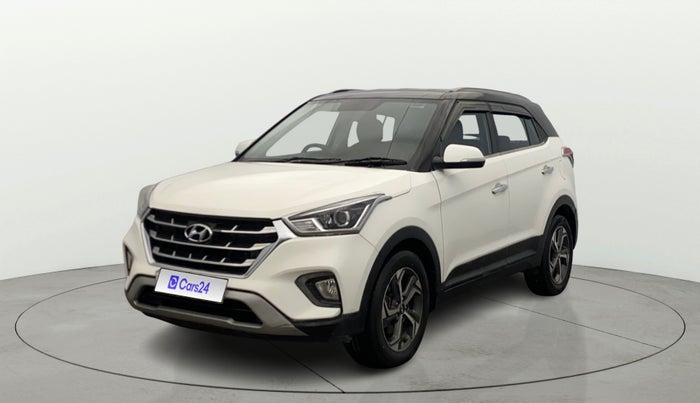 2019 Hyundai Creta SX 1.6 DIESEL DUAL TONE, Diesel, Manual, 75,218 km, Left Front Diagonal