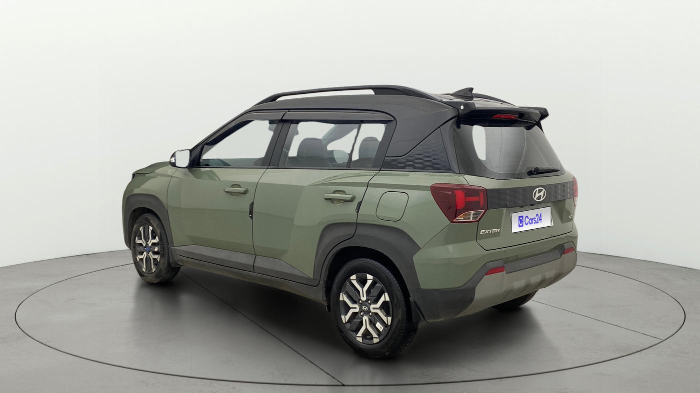 2023 Hyundai EXTER SX(O) CONNECT 1.2 AMT DUAL TONE, Petrol, Automatic, 17,312 km, Left Back Diagonal