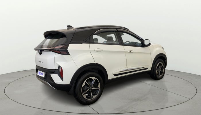2025 Tata NEXON FEARLESS + SUNROOF DCA DUAL TONE 1.2 PETROL, CNG, Automatic, 9,111 km, Right Back Diagonal