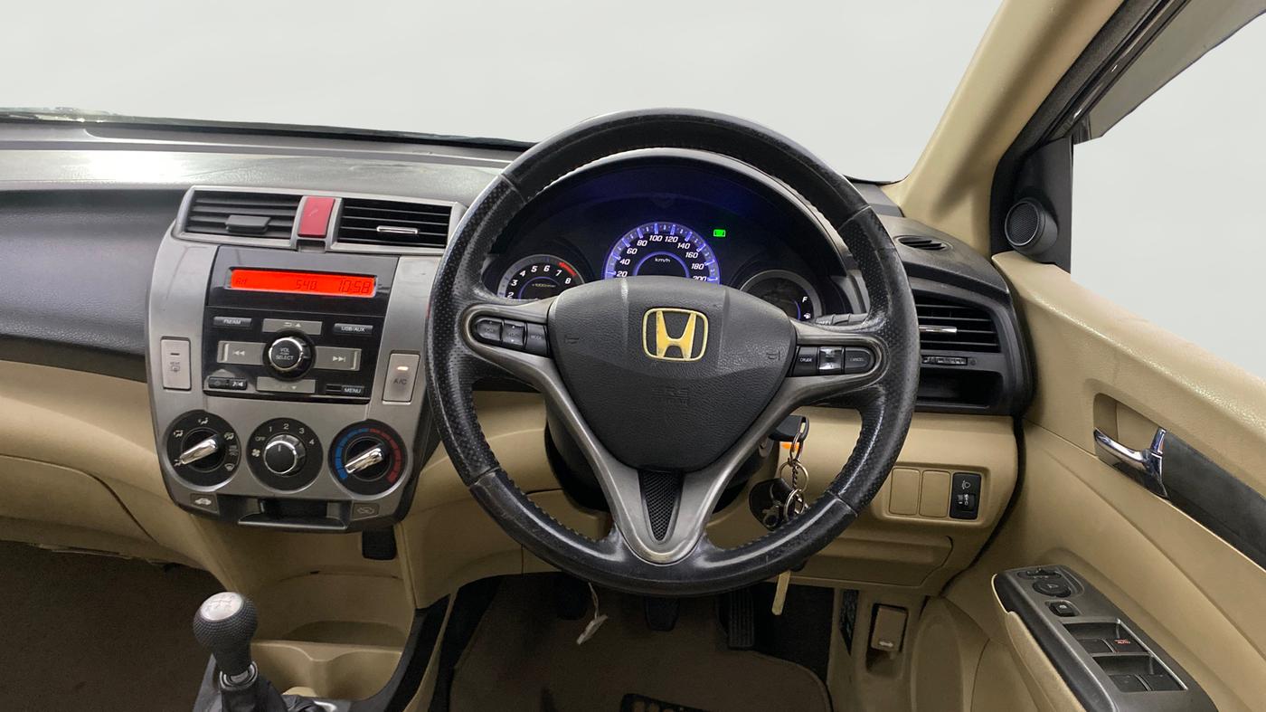 2013 Honda City 1.5L I-VTEC V MT, Petrol, Manual, 1,36,396 km, Steering Wheel Close Up