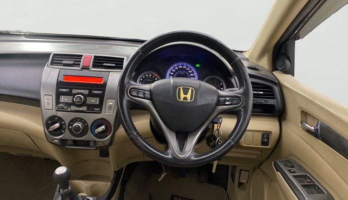 2013 Honda City 1.5L I-VTEC V MT, Petrol, Manual, 1,36,396 km, Steering Wheel Close Up