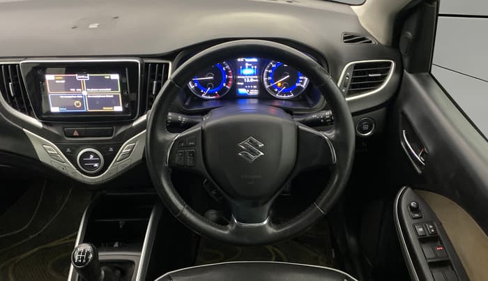 2015 Maruti Baleno ALPHA PETROL 1.2, Petrol, Manual, 36,873 km, Steering Wheel Close Up
