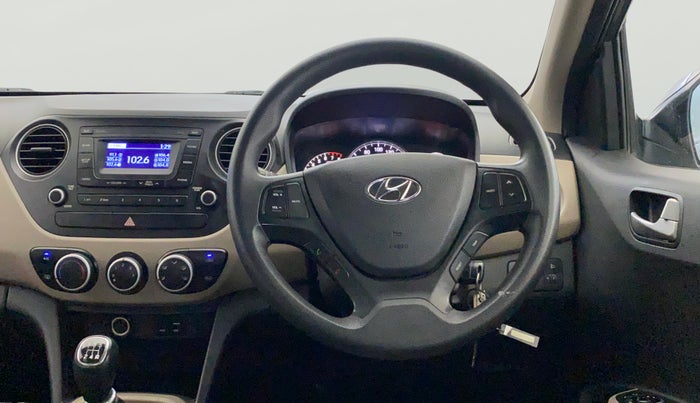2016 Hyundai Grand i10 SPORTZ 1.2 KAPPA VTVT, Petrol, Manual, 61,487 km, Steering Wheel Close Up