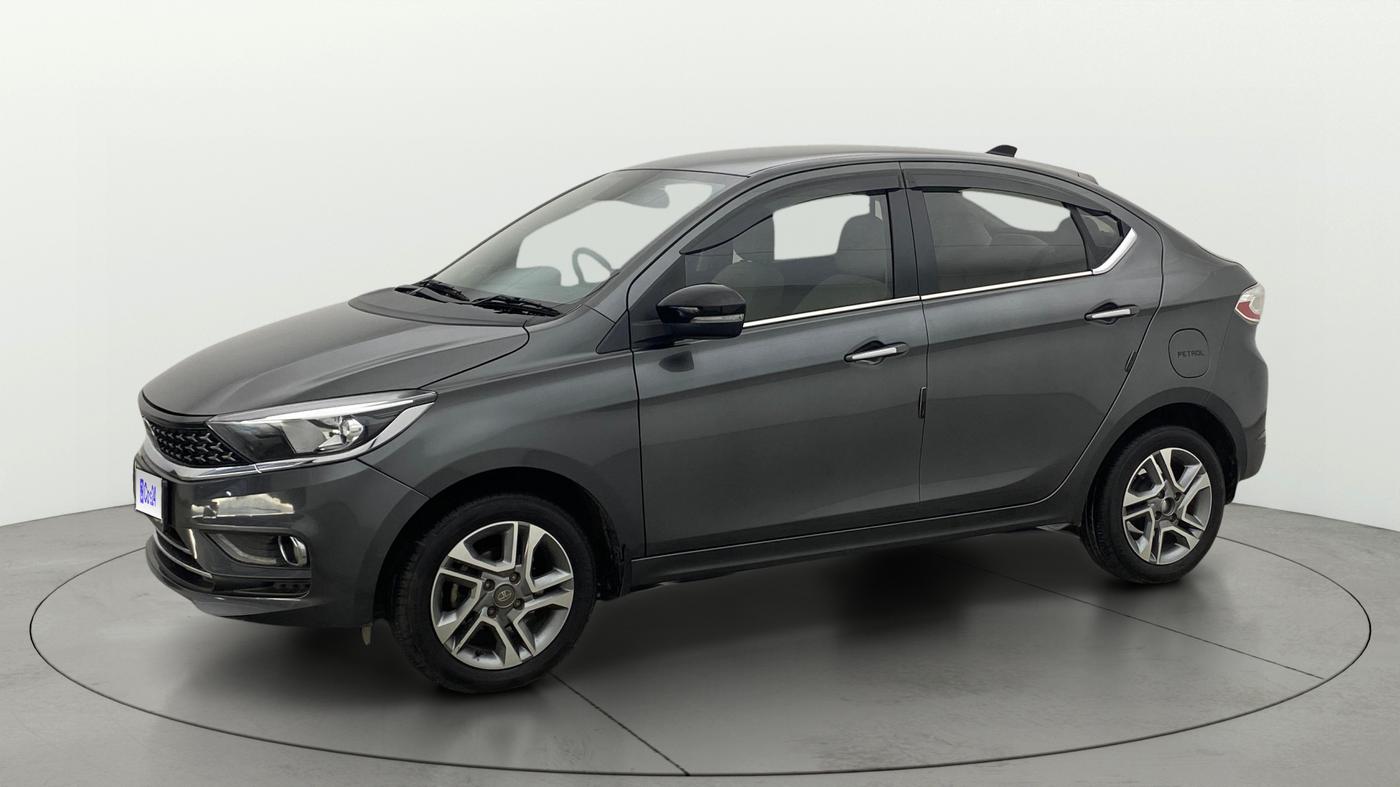 2024 Tata TIGOR XZA PLUS PETROL, Petrol, Automatic, 18,249 km, Left Front Diagonal