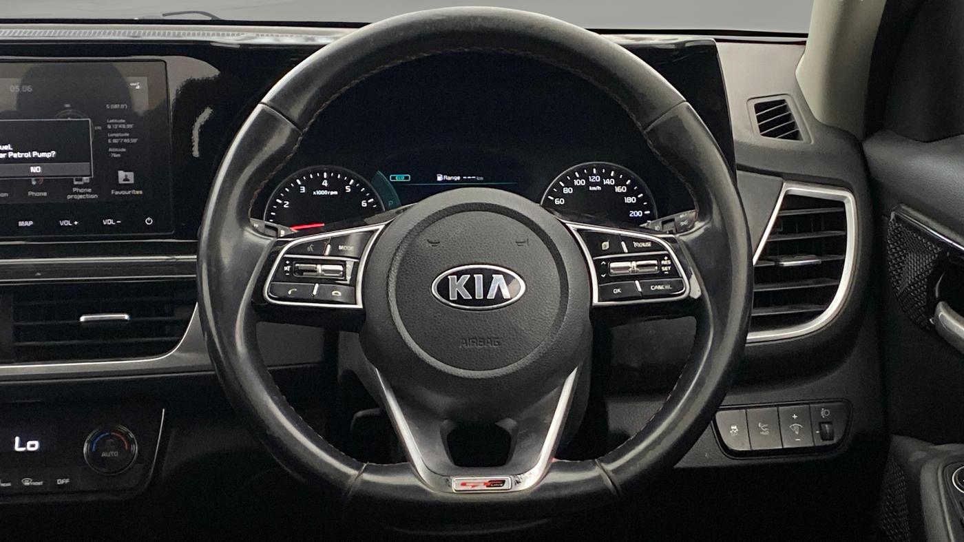 2019 KIA SELTOS GTX AT 1.4 PETROL, Petrol, Automatic, 52,696 km, Steering Wheel Close Up
