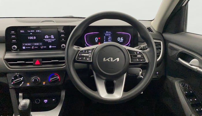 2023 KIA SELTOS  HTK 1.5 PETROL MT, Petrol, Manual, 20,556 km, Steering Wheel Close Up