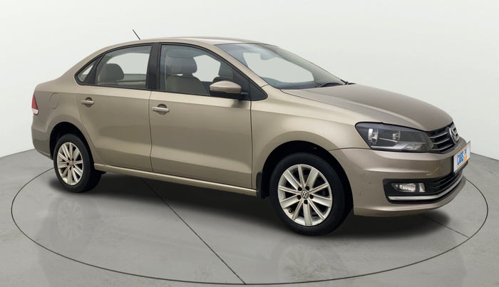 2016 Volkswagen Vento HIGHLINE PETROL AT, Petrol, Automatic, 76,549 km, Right Front Diagonal