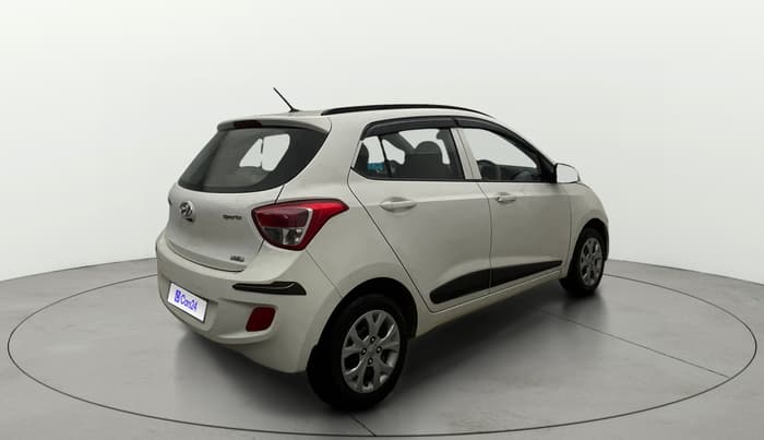 2015 Hyundai Grand i10 SPORTZ 1.2 KAPPA VTVT, Petrol, Manual, 17,282 km, Right Back Diagonal