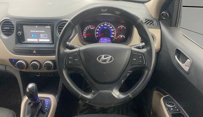 2015 Hyundai Grand i10 ASTA AT 1.2 KAPPA VTVT, Petrol, Automatic, 61,350 km, Steering Wheel Close Up