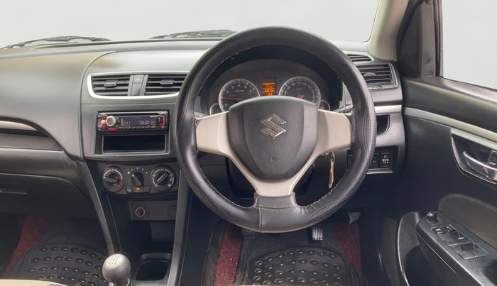 2014 Maruti Swift VXI, Petrol, Manual, 63,265 km, Steering Wheel Close Up