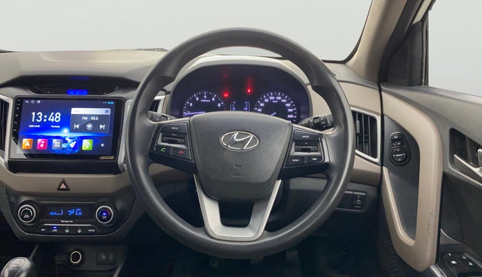 2016 Hyundai Creta SX PLUS 1.6 PETROL, Petrol, Manual, 1,19,371 km, Steering Wheel Close Up