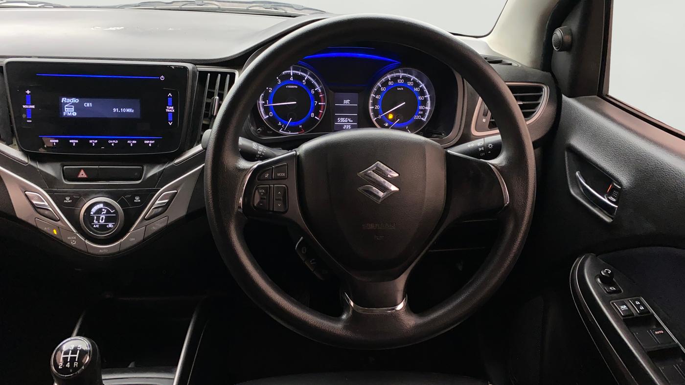 2019 Maruti Baleno DELTA PETROL 1.2, Petrol, Manual, 59,661 km, Steering Wheel Close Up