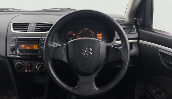 2015 Maruti Swift LXI (O), Petrol, Manual, 99,344 km, Steering Wheel Close Up