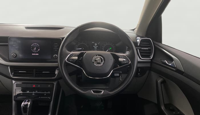 2022 Skoda KUSHAQ AMBITION 1.0L TSI AT, Petrol, Automatic, 75,373 km, Steering Wheel Close Up