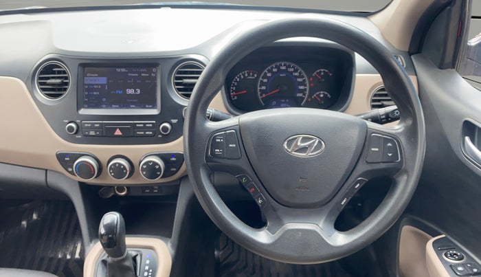 2017 Hyundai Grand i10 SPORTZ (O) AT 1.2 KAPPA VTVT, Petrol, Automatic, 96,928 km, Steering Wheel Close Up