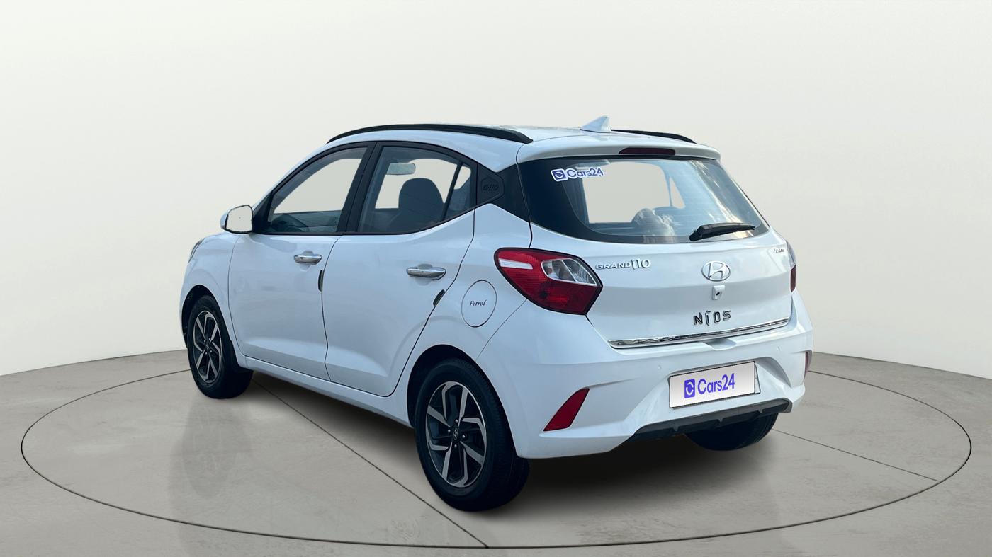 2021 Hyundai GRAND I10 NIOS ASTA 1.2 KAPPA VTVT, Petrol, Manual, 1,37,594 km, Left Back Diagonal