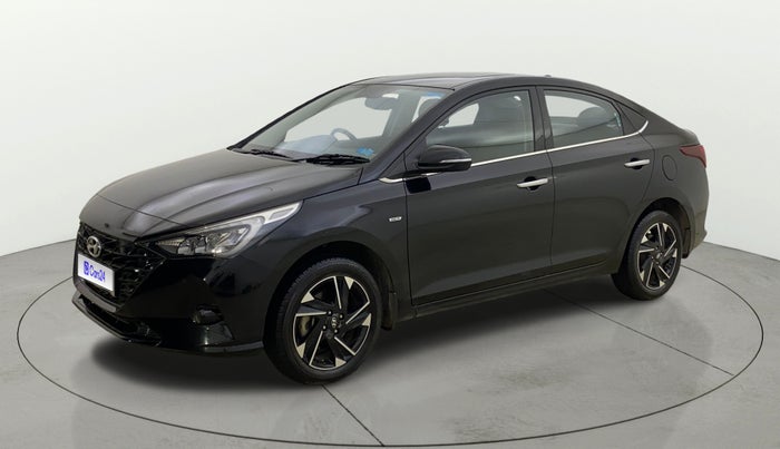 2021 Hyundai Verna SX (O) 1.0 TURBO DCT, Petrol, Automatic, 19,469 km, Left Front Diagonal
