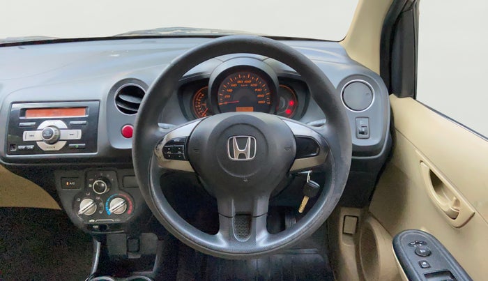 2014 Honda Amaze 1.2L I-VTEC S, Petrol, Manual, 66,736 km, Steering Wheel Close Up