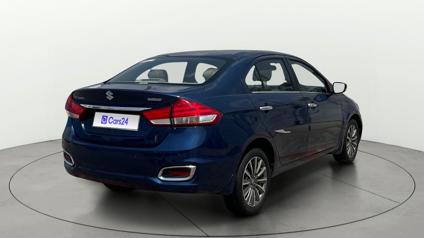 2019 Maruti Ciaz ALPHA  AT 1.5 SHVS PETROL, Petrol, Automatic, 87,979 km, Right Back Diagonal
