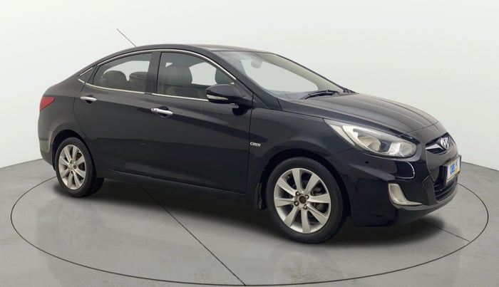 2013 Hyundai Verna FLUIDIC 1.6 CRDI SX, Diesel, Manual, 1,07,728 km, Right Front Diagonal