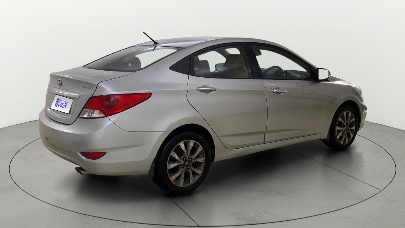 2013 Hyundai Verna FLUIDIC 1.6 VTVT SX AT, Petrol, Automatic, 52,115 km, Right Back Diagonal