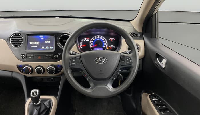2017 Hyundai Grand i10 SPORTZ (O) 1.2 KAPPA VTVT, Petrol, Manual, 40,361 km, Steering Wheel Close Up
