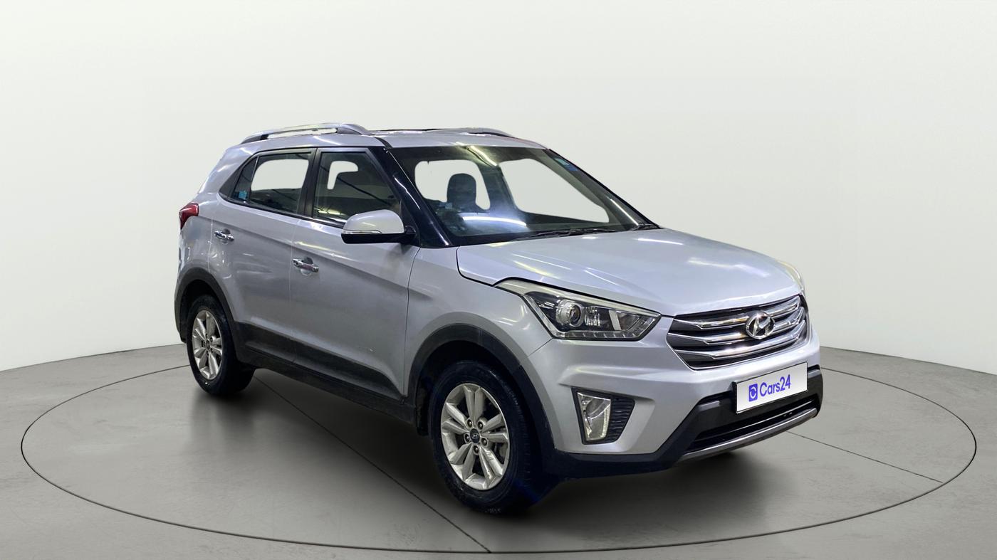 2015 Hyundai Creta SX PLUS AT 1.6 DIESEL, Diesel, Automatic, 1,16,559 km, Right Front Diagonal