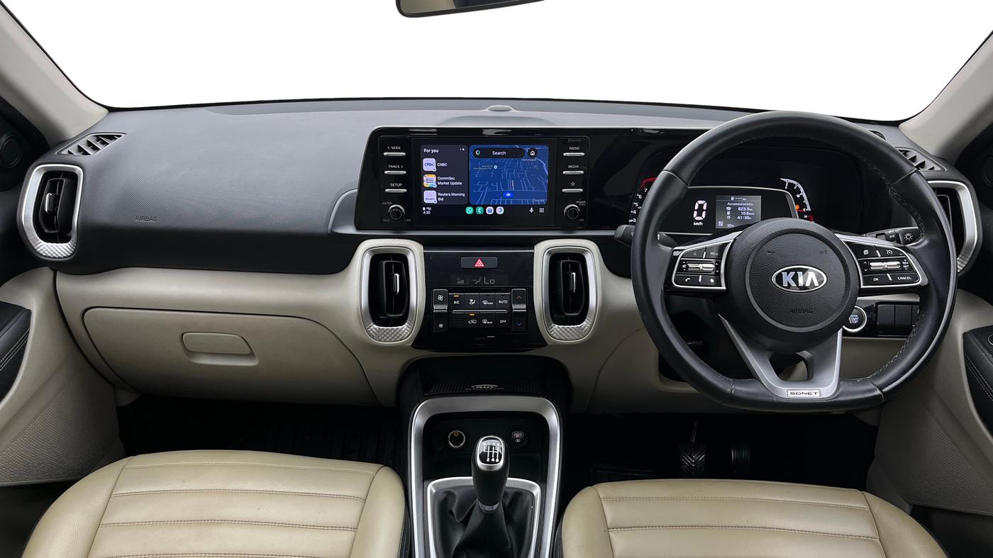 2020 KIA SONET HTX 1.0 IMT, Petrol, Manual, 95,224 km, Dashboard
