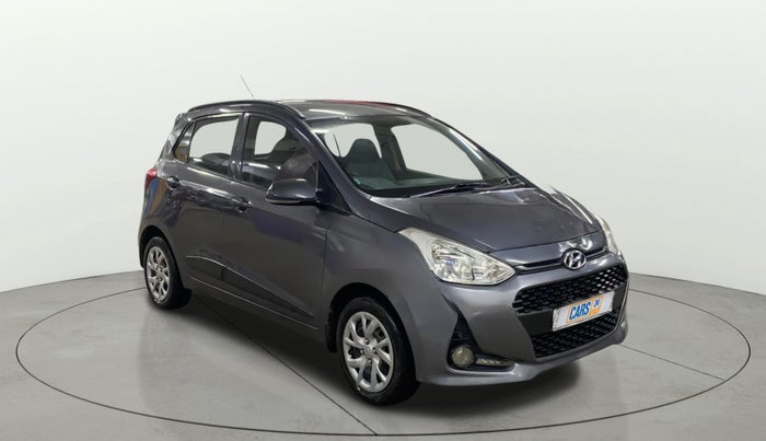 2018 Hyundai Grand i10 SPORTZ 1.2 KAPPA VTVT, Petrol, Manual, 28,992 km, Right Front Diagonal