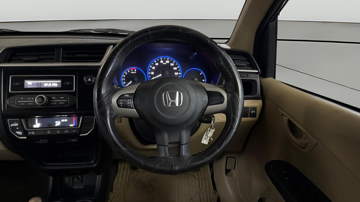 2017 Honda Amaze 1.2L I-VTEC S, Petrol, Manual, 74,296 km, Steering Wheel Close Up