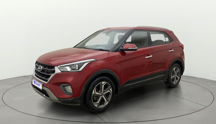 2019 Hyundai Creta SX AT 1.6 PETROL, Petrol, Automatic, 1,46,079 km, Left Front Diagonal