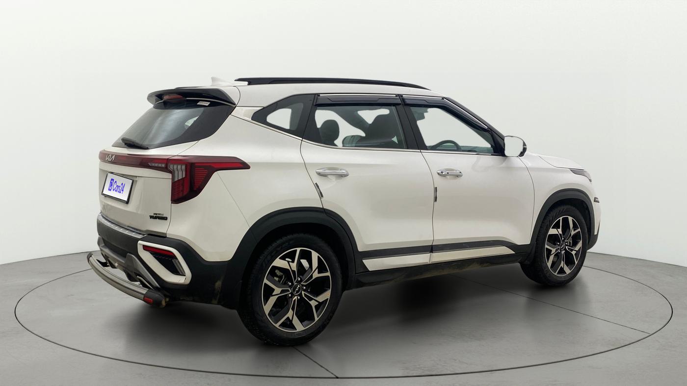 2023 KIA SELTOS 1.5 GTX+ TURBO GDI PETROL DCT, Petrol, Automatic, 26,971 km, Right Back Diagonal