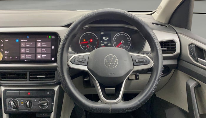 2022 Volkswagen TAIGUN HIGHLINE 1.0 TSI MT, Petrol, Manual, 52,887 km, Steering Wheel Close Up