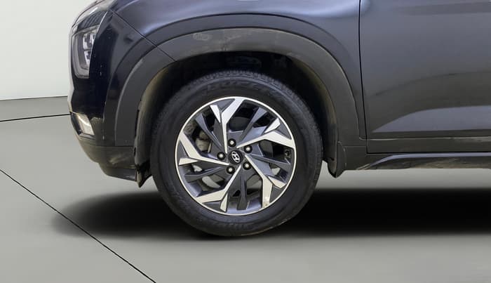 2022 Hyundai Creta SX (O) 1.4 TURBO DCT, Petrol, Automatic, 1,26,161 km, Left Front Wheel