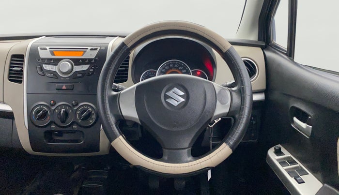 2014 Maruti Wagon R 1.0 VXI, Petrol, Manual, 34,718 km, Steering Wheel Close Up