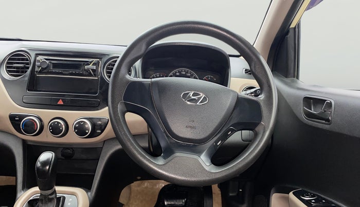 2017 Hyundai Grand i10 MAGNA AT 1.2 KAPPA VTVT, Petrol, Automatic, 98,325 km, Steering Wheel Close Up