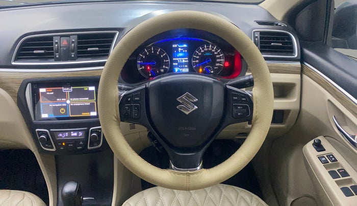 2018 Maruti Ciaz ALPHA  AT 1.5 SHVS PETROL, Petrol, Automatic, 59,584 km, Steering Wheel Close Up