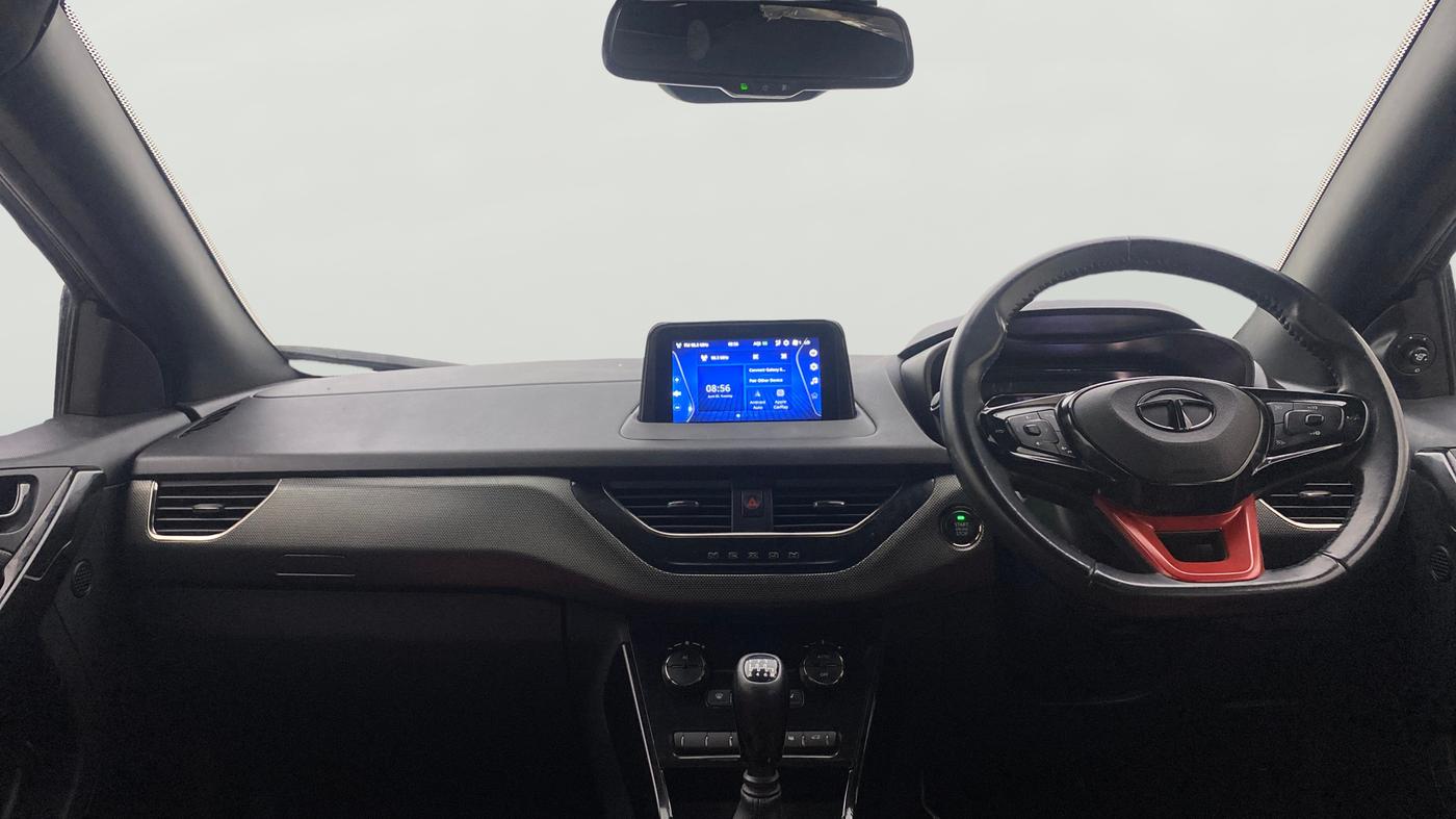 2023 Tata NEXON XZ PLUS LUX SUNROOF RED DARK PETROL, Petrol, Manual, 46,390 km, Air Conditioner