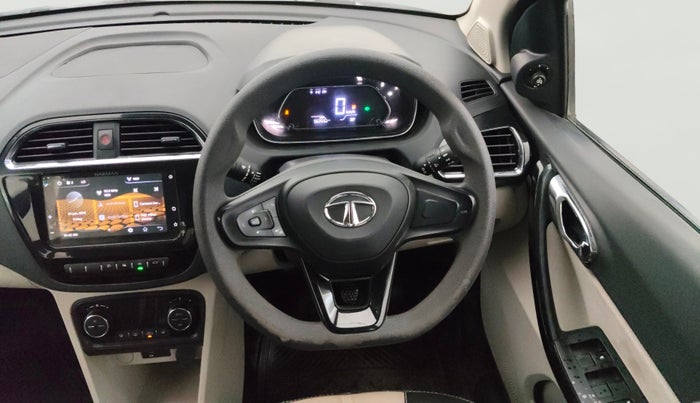 2022 Tata TIGOR XZ PLUS CNG, CNG, Manual, 56,307 km, Steering Wheel Close Up