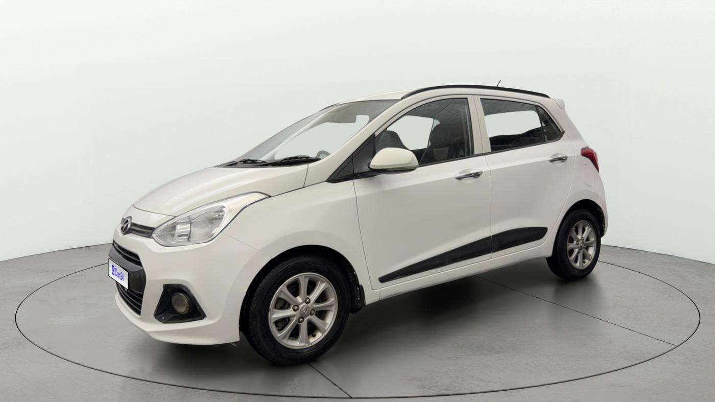 2014 Hyundai Grand i10 ASTA AT 1.2 KAPPA VTVT, CNG, Automatic, 44,971 km, Left Front Diagonal