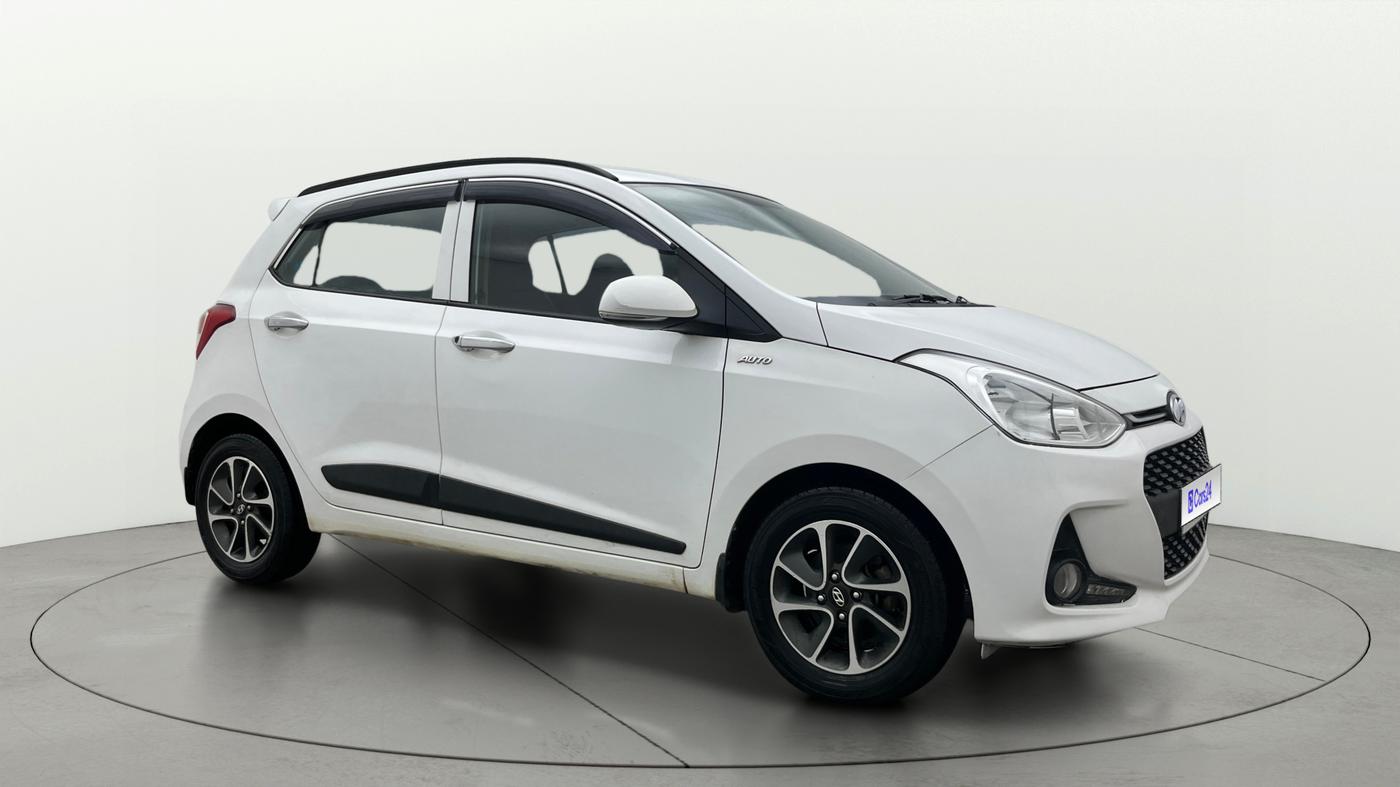 2019 Hyundai Grand i10 SPORTZ AT 1.2 KAPPA VTVT, Petrol, Automatic, 63,032 km, Right Front Diagonal