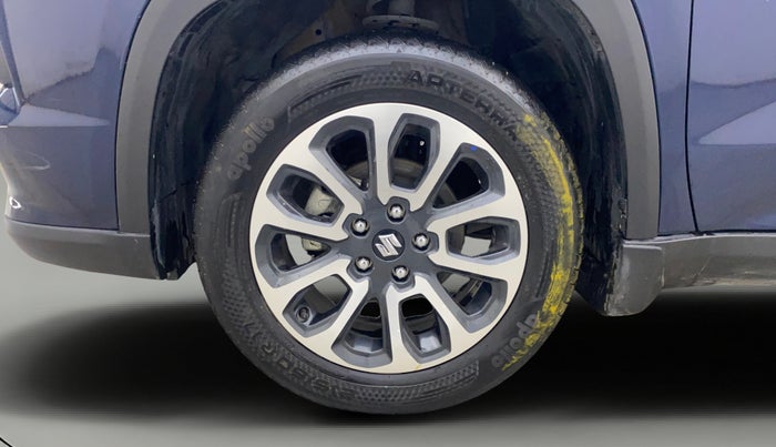 2022 Maruti Grand Vitara ALPHA SMART HYBRID AT, Petrol, Automatic, 52,705 km, Left Front Wheel