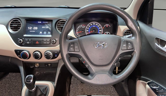 2018 Hyundai Grand i10 SPORTZ 1.2 KAPPA VTVT, Petrol, Manual, 65,362 km, Steering Wheel Close Up