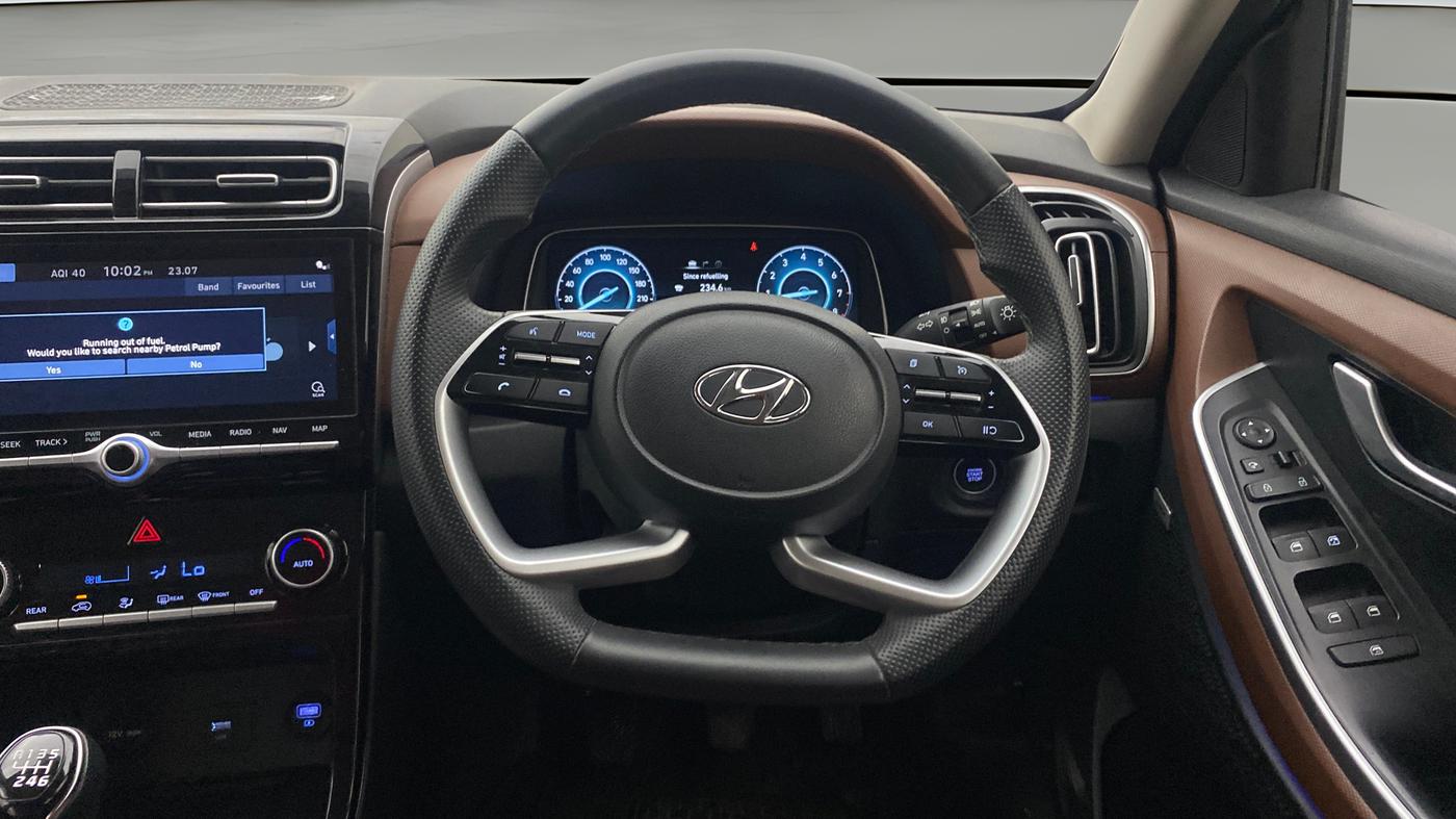 2022 Hyundai ALCAZAR 2.0 SIGNATURE MT 6STR, Petrol, Manual, 28,560 km, Steering Wheel Close Up