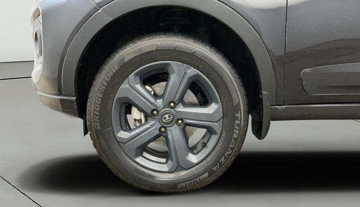 2023 Tata NEXON XZA PLUS LUX SUNROOF DARK PETROL, Petrol, Automatic, 36,470 km, Left Front Wheel